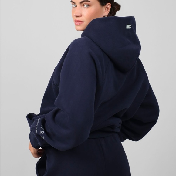 Comfrt Tranquil  Navy Hoodie In Size XL Unisex - Picture 3 of 3